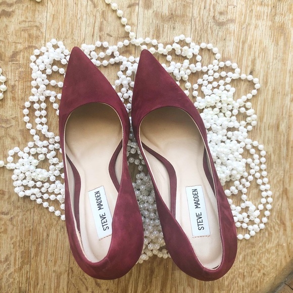 ❌SOLD❌ Steve Madden Pointed Toe Block Pumps - Picture 5 of 8